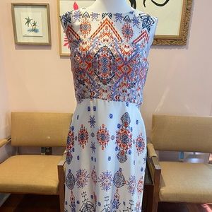 SINGLE brand stunning patterned silk sundress